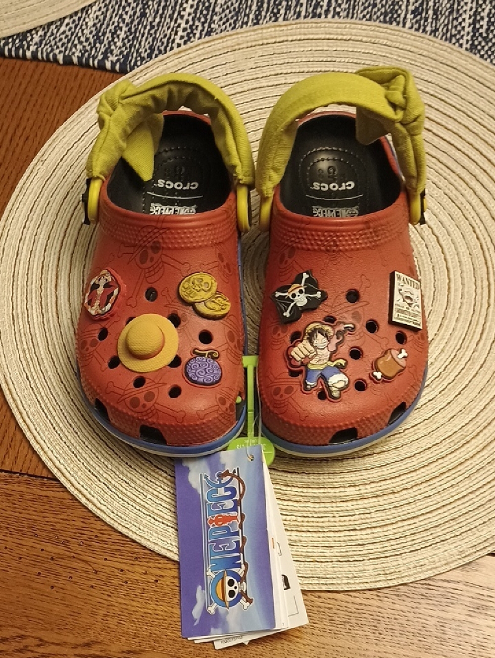 New Crocs One Piece Monkey Luffy Classic Clogs Multiple Sizes Available